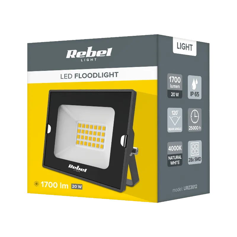 Reflector LED 20W 4000K 230V Rebel