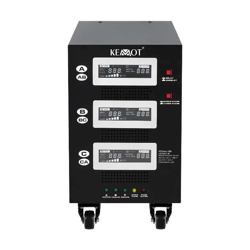 Stabilizator automat trifazat cu servomotor KEMOT PROavr-45k, 45 kVA