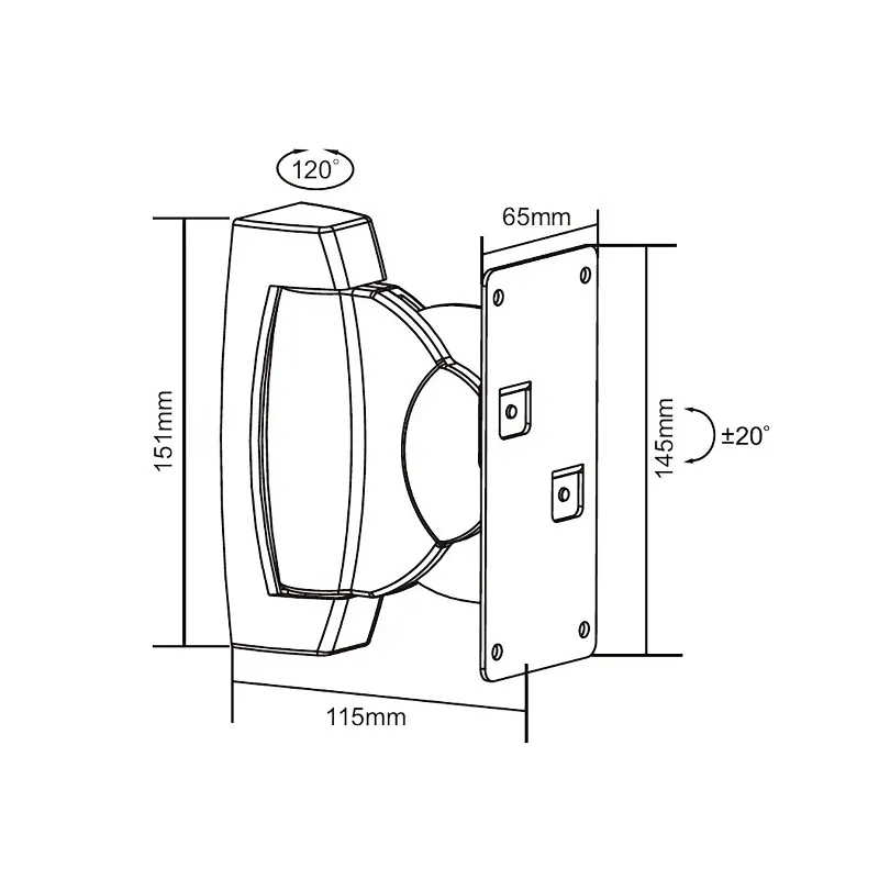 Suport Sateliti Audio Max 10KG Set 2 Buc