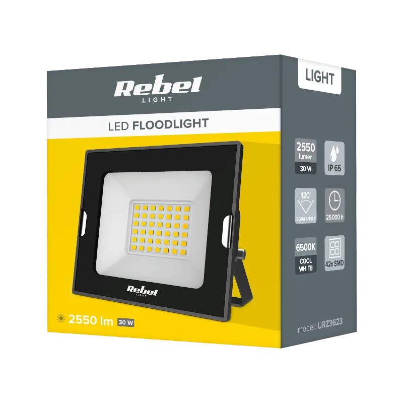 Reflector LED 30W 6500K 230V Rebel