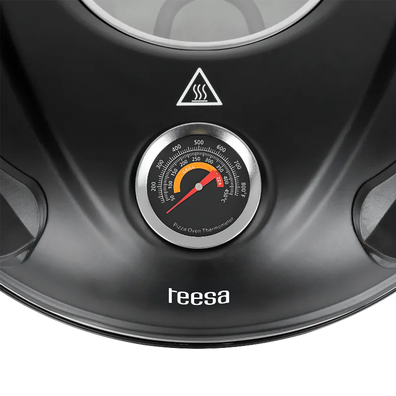 Cuptor electric pentru pizza Teesa Supreme+ TSA3231, 1300 W, piatra de 31 cm