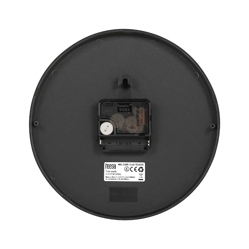 Ceas de perete Teesa 20 cm negru