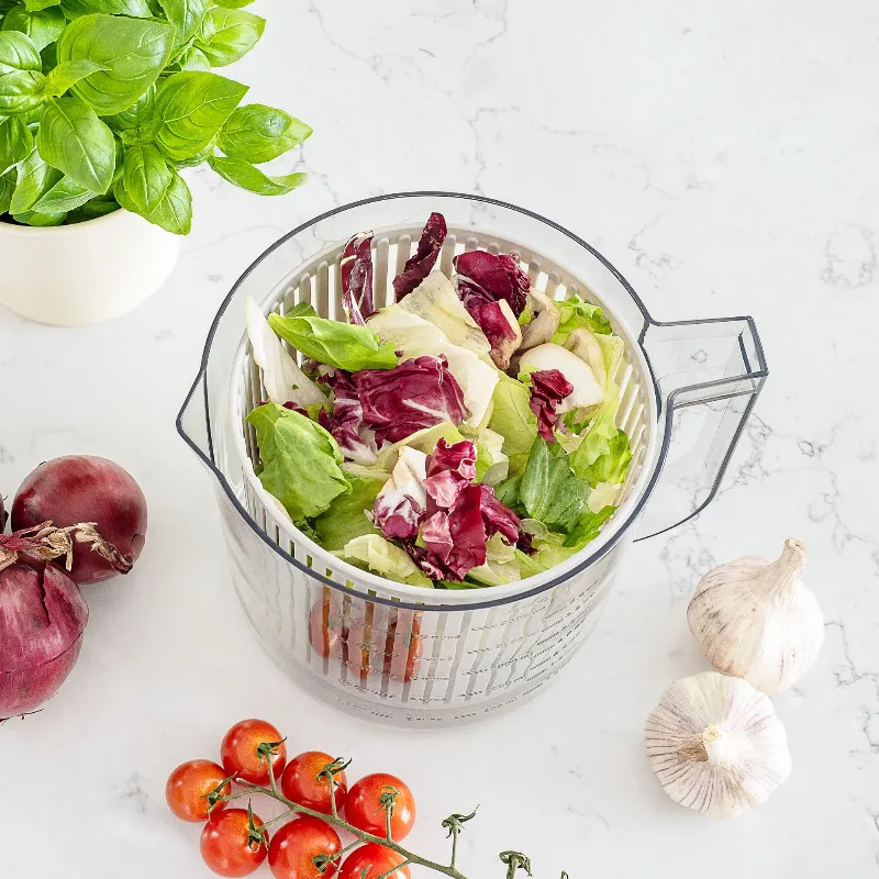 Centrifuga manuala pentru salata Teesa 2,5 l