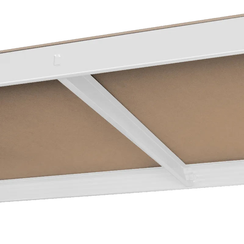 Raft metalic de depozitare 5 polite 750 kg MDF 180x90x40 cm alb Rebel