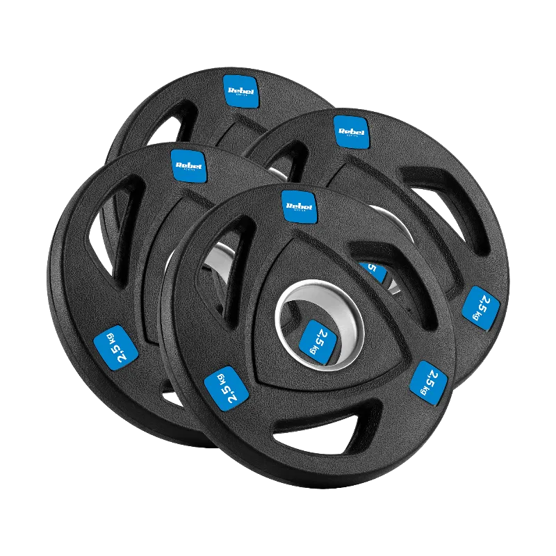 Disc Greutate Fonta Cauciucata Set 30 KG Rebel Active