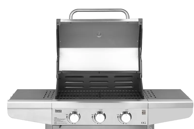 Grill Gaz 3 Arzatoare Bbq 3001 Master Grill Teesa