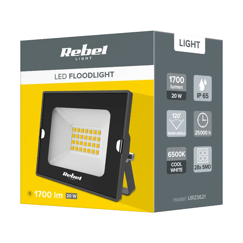 Reflector LED Rebel 20W 6500K 230V