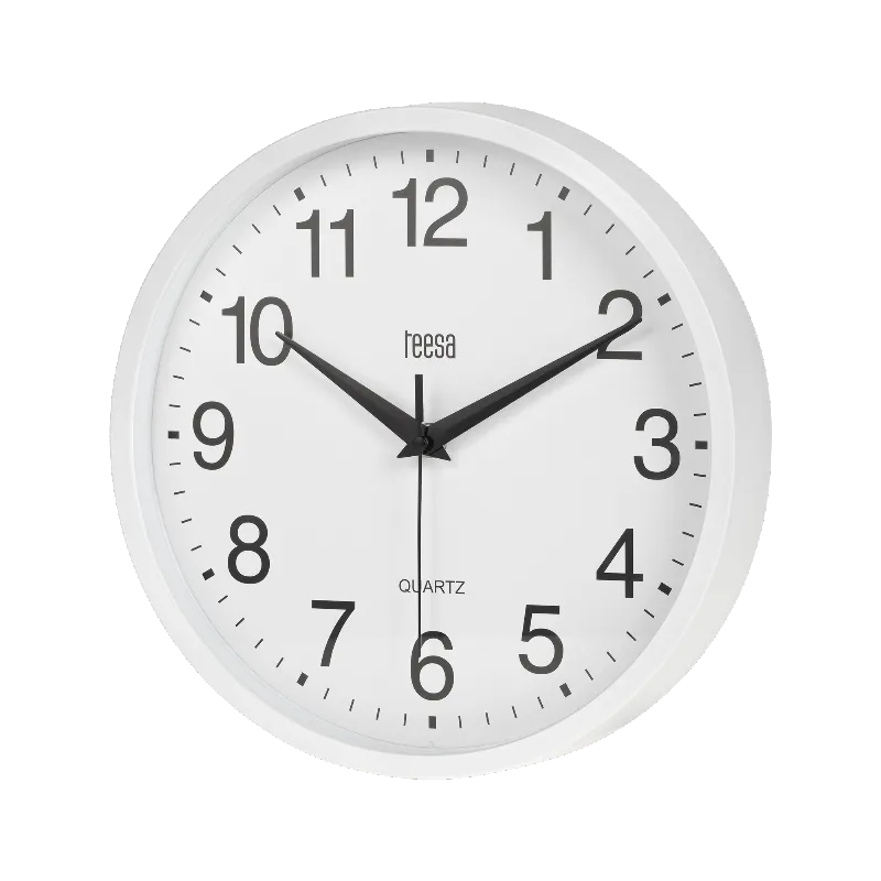 Ceas de perete Teesa 25 cm alb
