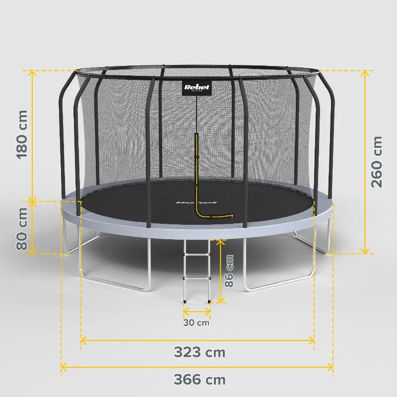 Trambulina 12FT 366CM Rebel Active