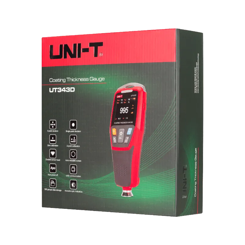 Tester Masurare Grosime Vopsea UT343D Uni-T
