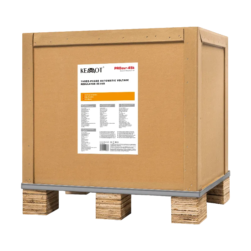 Stabilizator automat trifazat cu servomotor KEMOT PROavr-45k, 45 kVA