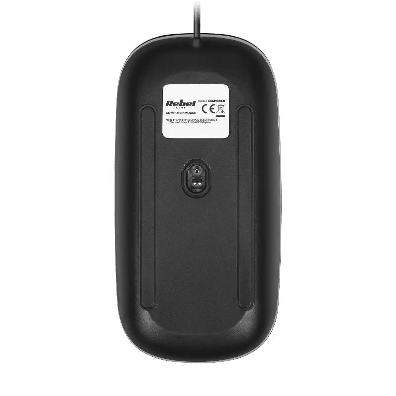 Mouse cu fir Rebel WDM210, negru