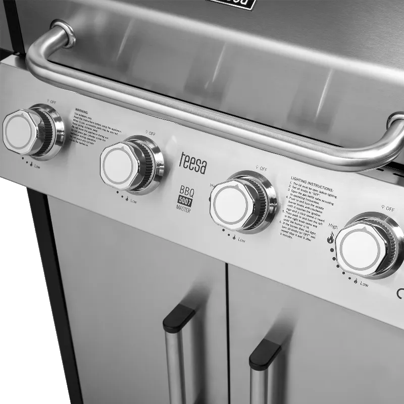 Grill Gaz 5 Arzatoare Bbq 5007 Master Grill Teesa