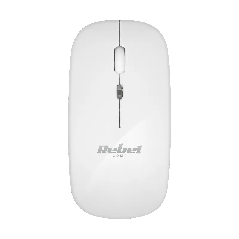 Mouse wireless Rebel WM210 alb