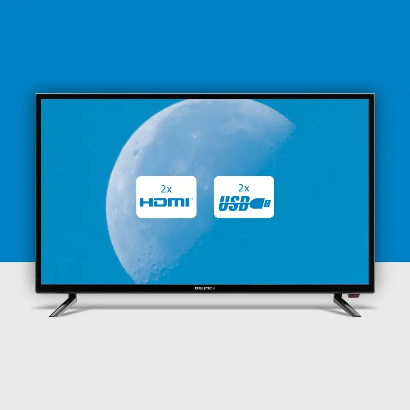 TV HD 32 Inch 81CM H.265 Hevc Cabletech