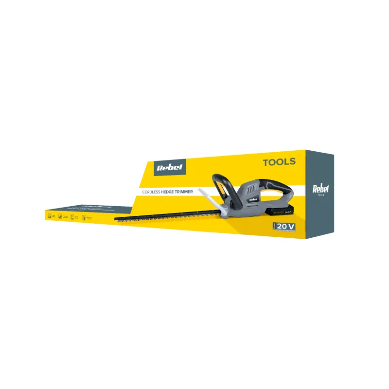 Trimmer de gard viu cu acumulator Rebel RB-5001