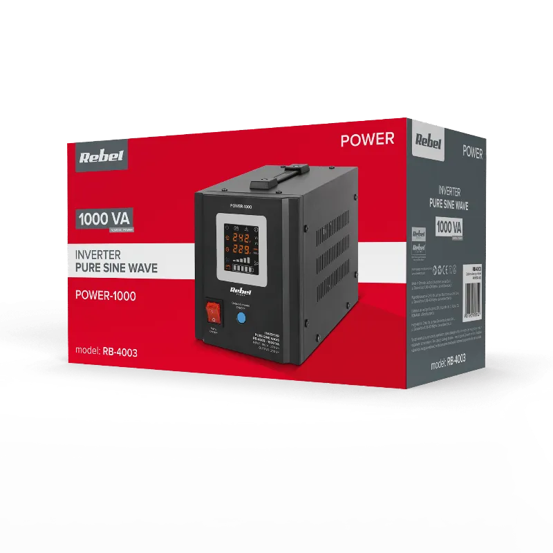 UPS centrale termice Rebel POWER-1000, 1000 VA / 700 W, 12 V DC