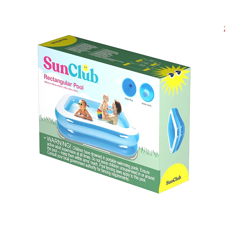 Piscina gonflabila SunClub 200 x 150 x 50 cm