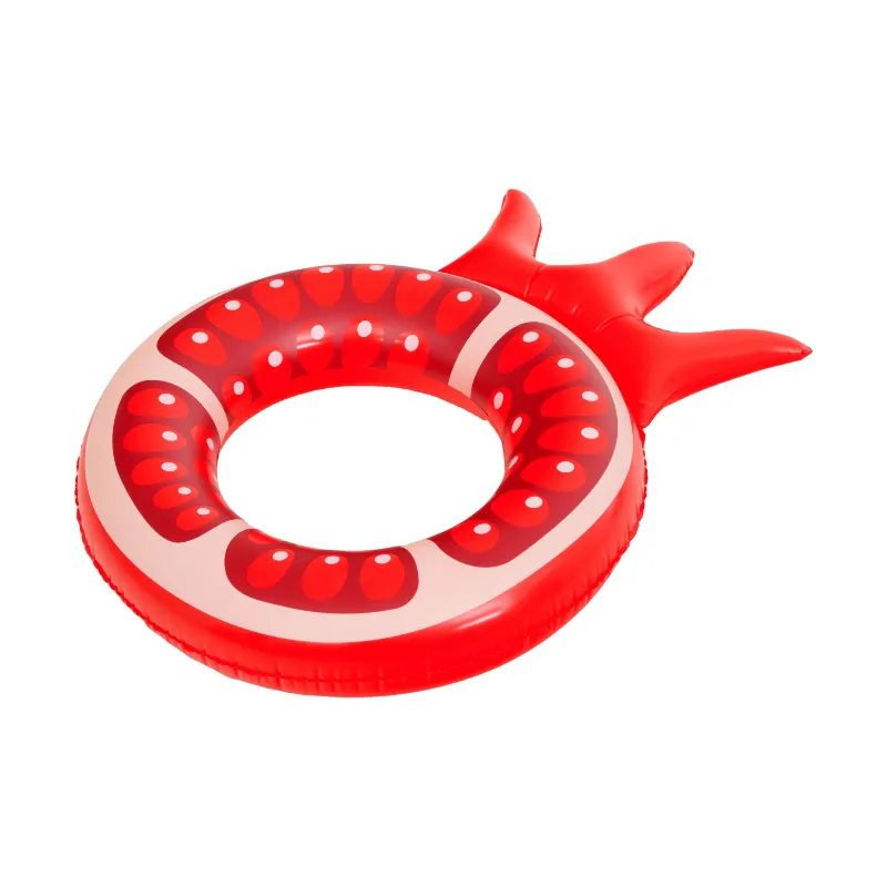 Colac gonflabil pentru piscina SunClub in forma de rodie, rosu, 72 cm