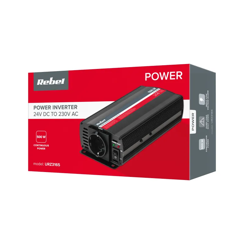 Invertor 24V/230V 500W Rebel