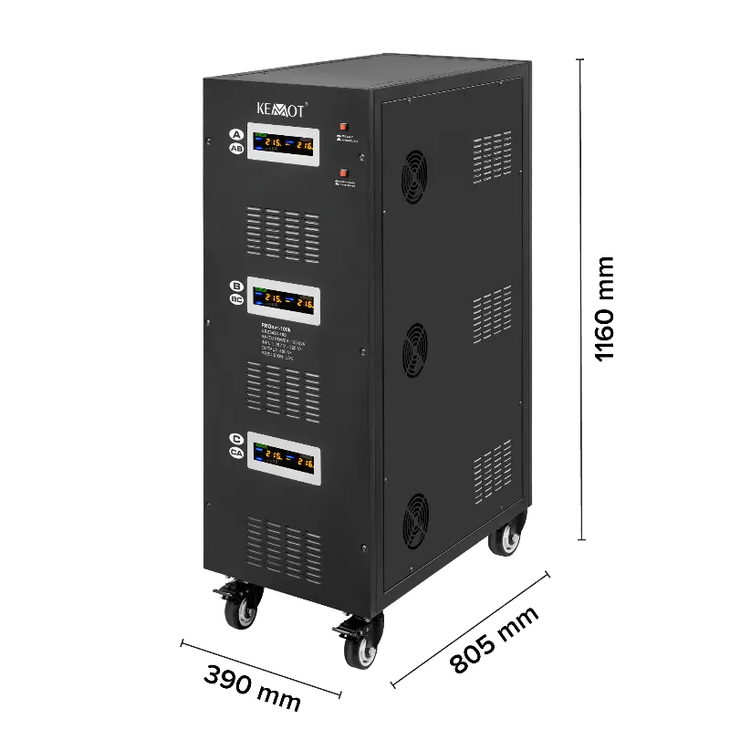 Stabilizator automat trifazat 100 kVA KEMOT PROavr-100k