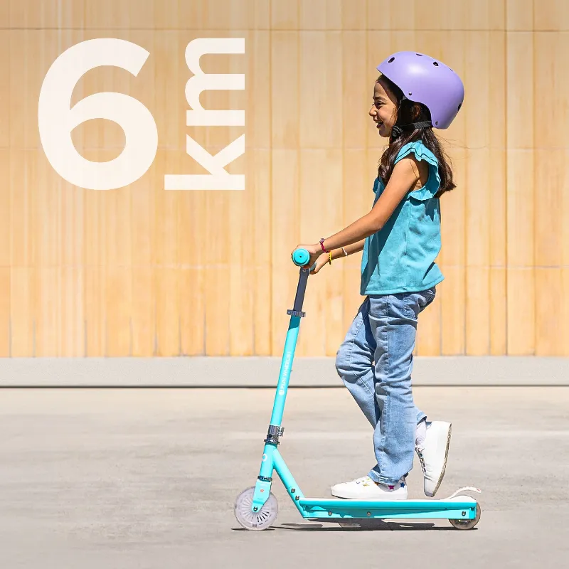Trotineta electrica pentru copii Rebel Fun Wheels Light, albastru