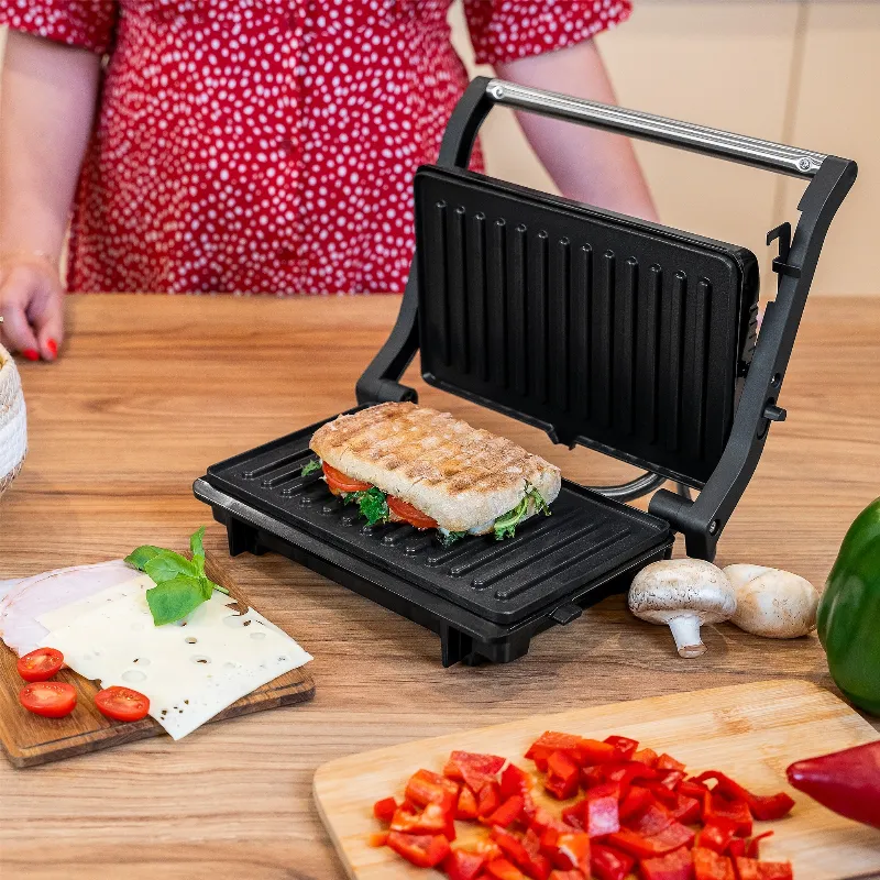 Sandwich Maker Panini 1000W Teesa