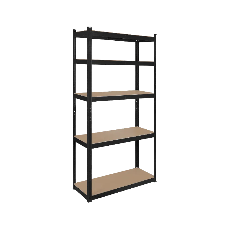 Raft Metalic 5 Polite 750KG MDF 180X90X40 Negru Rebel