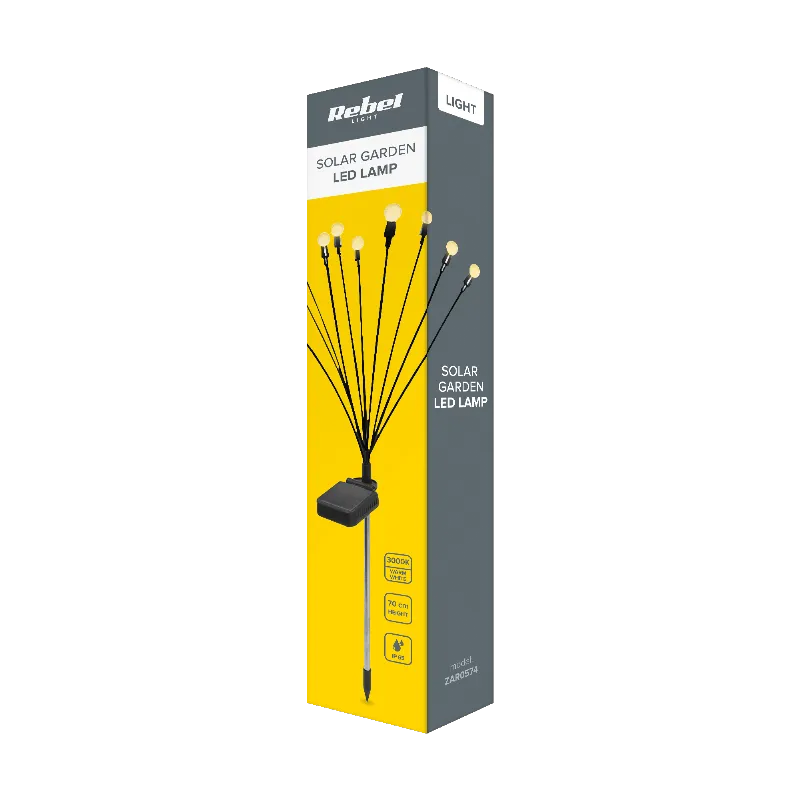 Lampa solara decorativa pentru gradina Rebel