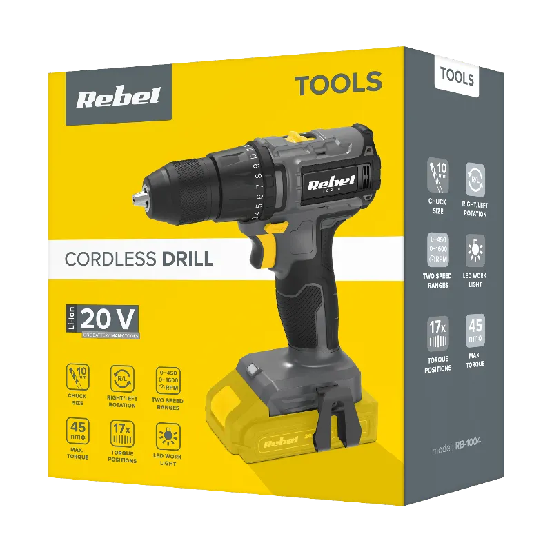 Masina de gaurit si insurubat fara acumulator Rebel RB-1004