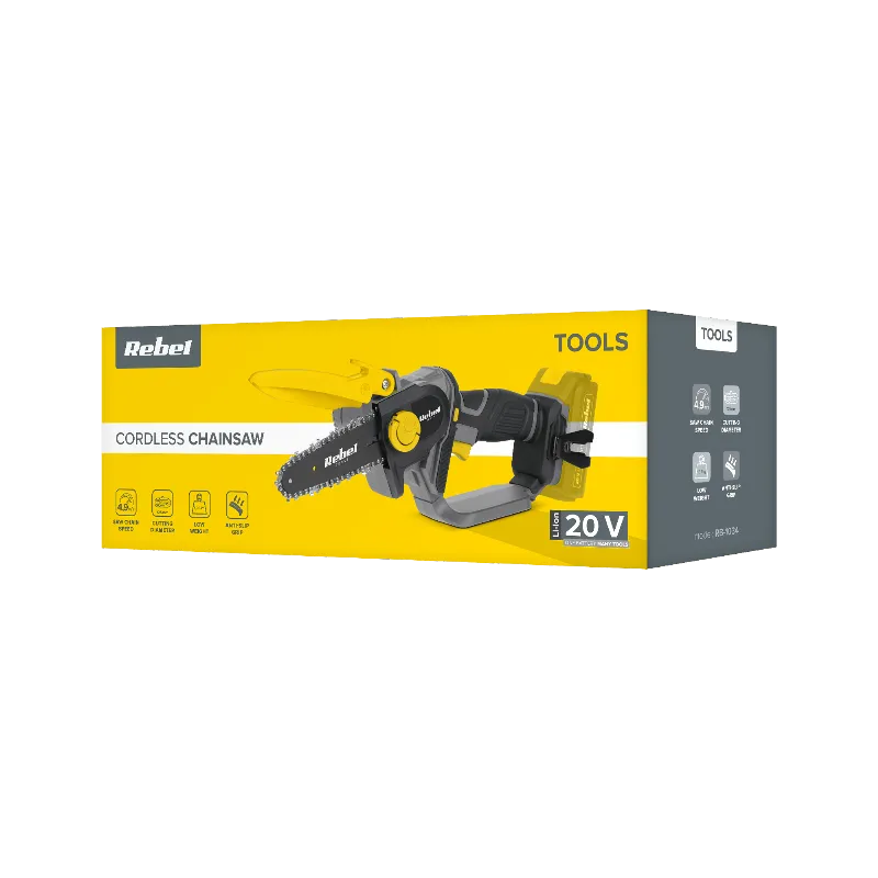Mini fierastrau cu lant 20V fara acumulator Rebel RB-1034