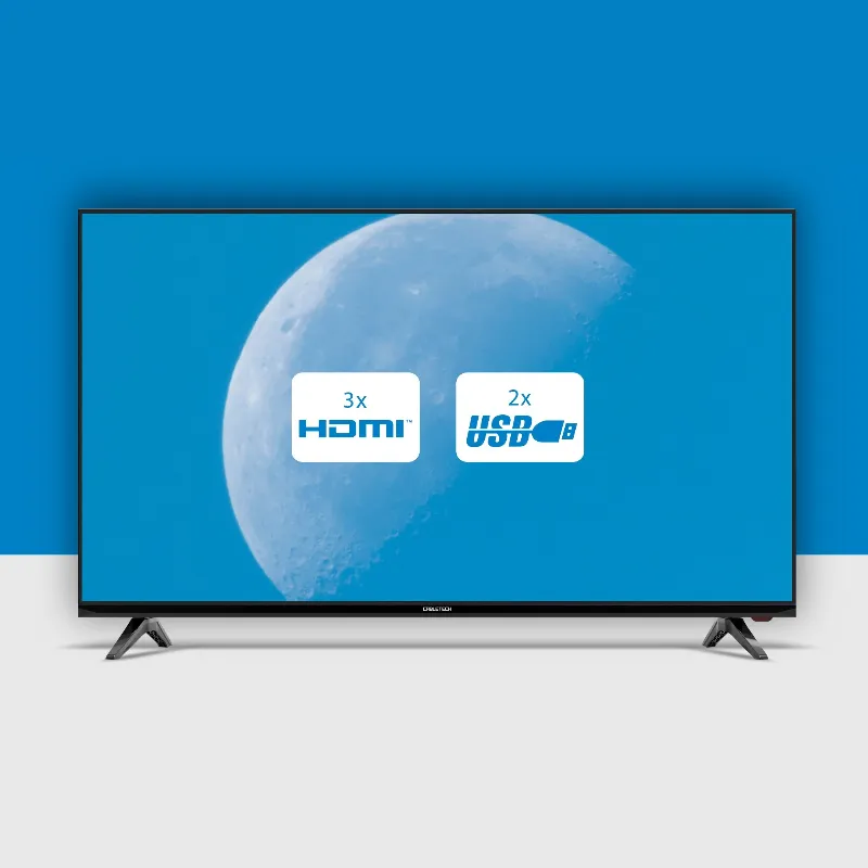 TV Full HD 40 Inch 102CM H.265 Hevc Cabletech