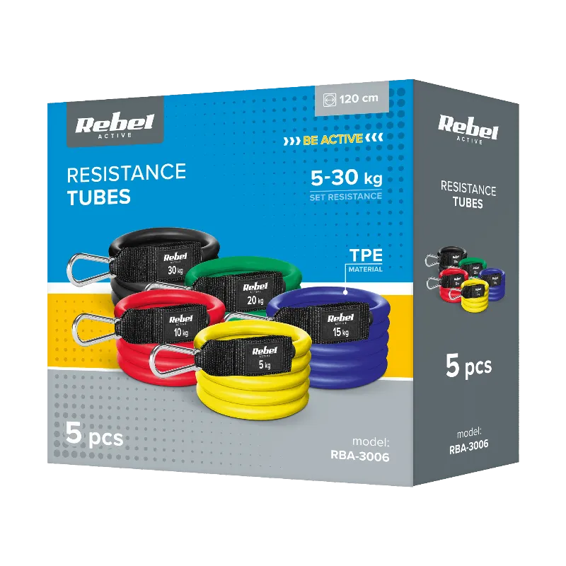 Set 5 Benzi Rezistenta Power Tube 5-30KG Rebel Active