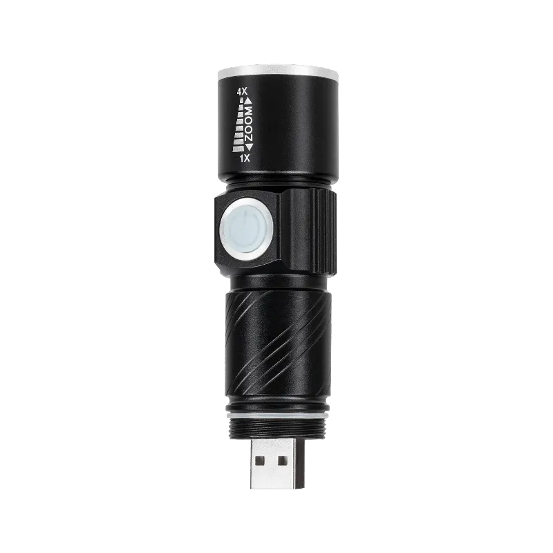 Lanterna LED din aluminiu 3W Rebel cu zoom