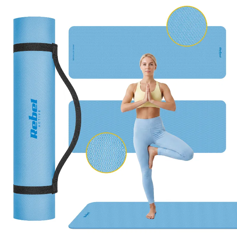 Saltea 183X61CM Grosime 1CM Albastru Rebel Active