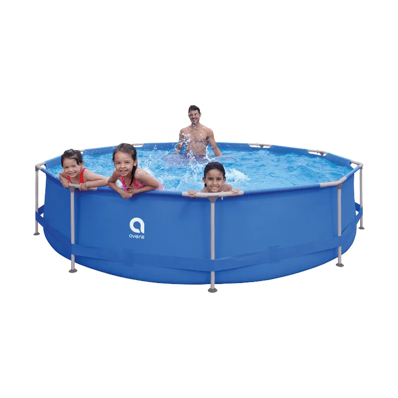 Piscina pe cadru metalic Avenli rotunda 366 x 76 cm cu pompa de filtrare