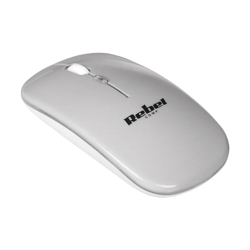 Mouse wireless Rebel WM210 argintiu