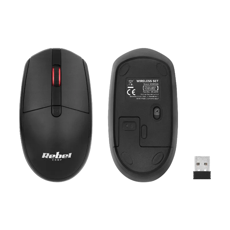 Kit Tastatura si Mouse Wireless WS400 Rebel