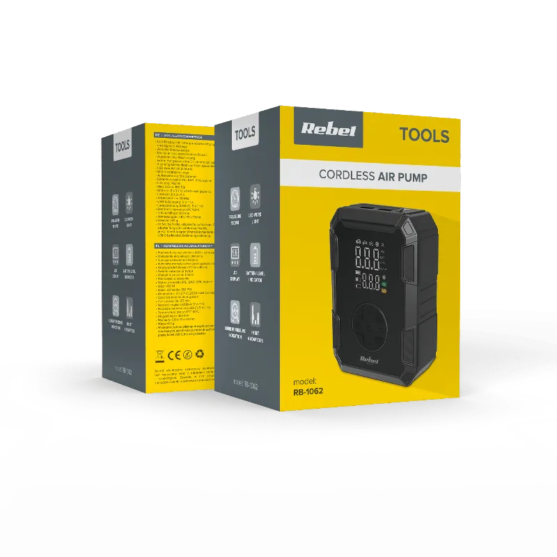 Compresor Portabil 4000MAH Rebel