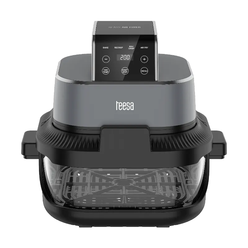 Friteuza Glass Airfryer 4L+1.5L 1500W Teesa