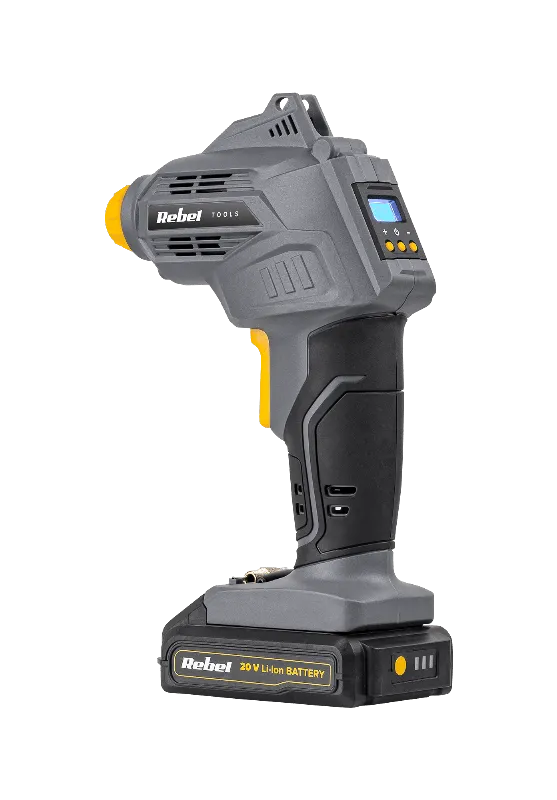 Compresor cu acumulator Rebel RB-1060, 20 V, 7 bar