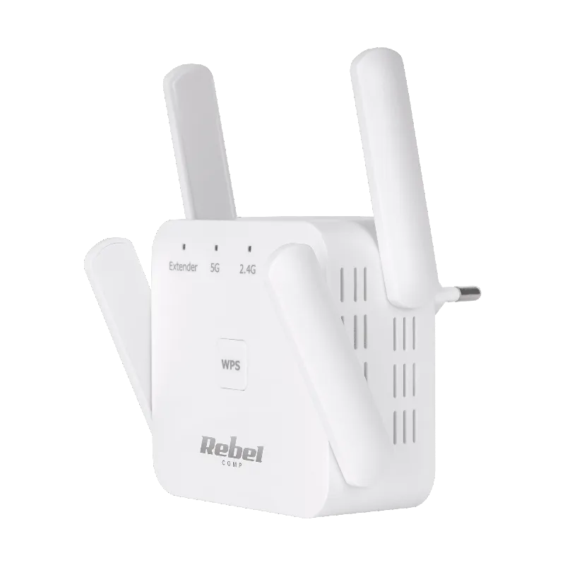 Repeater Wi-Fi dual band 2.4 GHz / 5 GHz Rebel