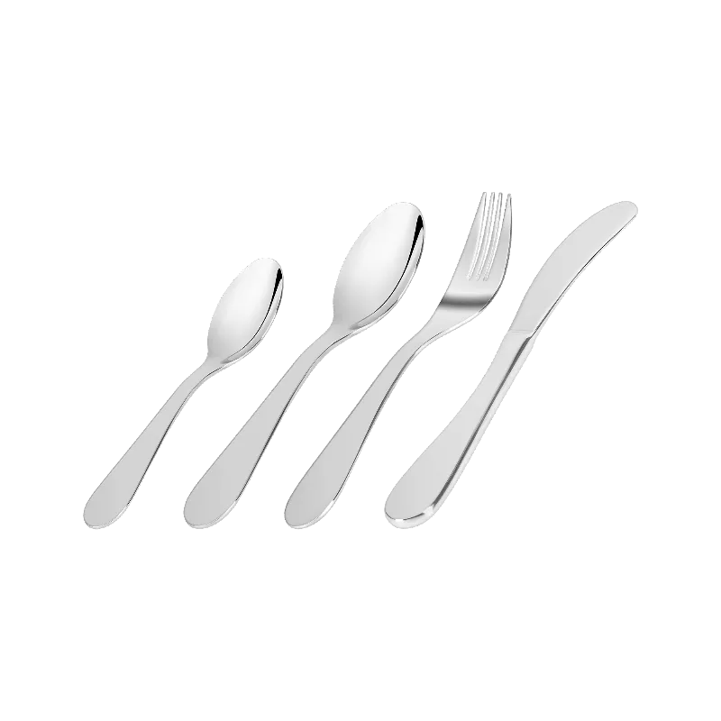 Set tacamuri inox pentru copii 4 piese Teesa