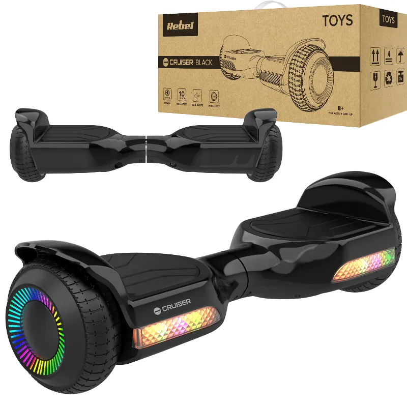 Scooter Hoverboard Cruiser Black Rebel