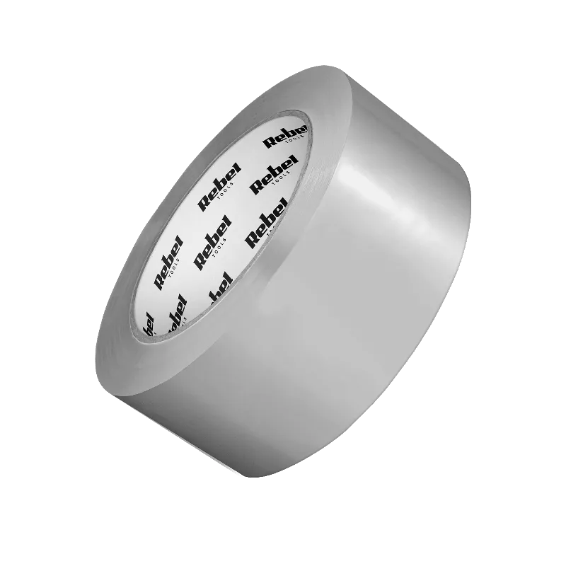 Banda adeziva transparenta pentru ambalare REBEL, 45 mic x 48 mm x 132 m