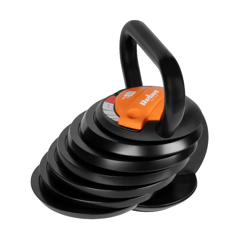 Kettle Bell Ajustabil 6 Talere 3.5-18KG Rebel Active