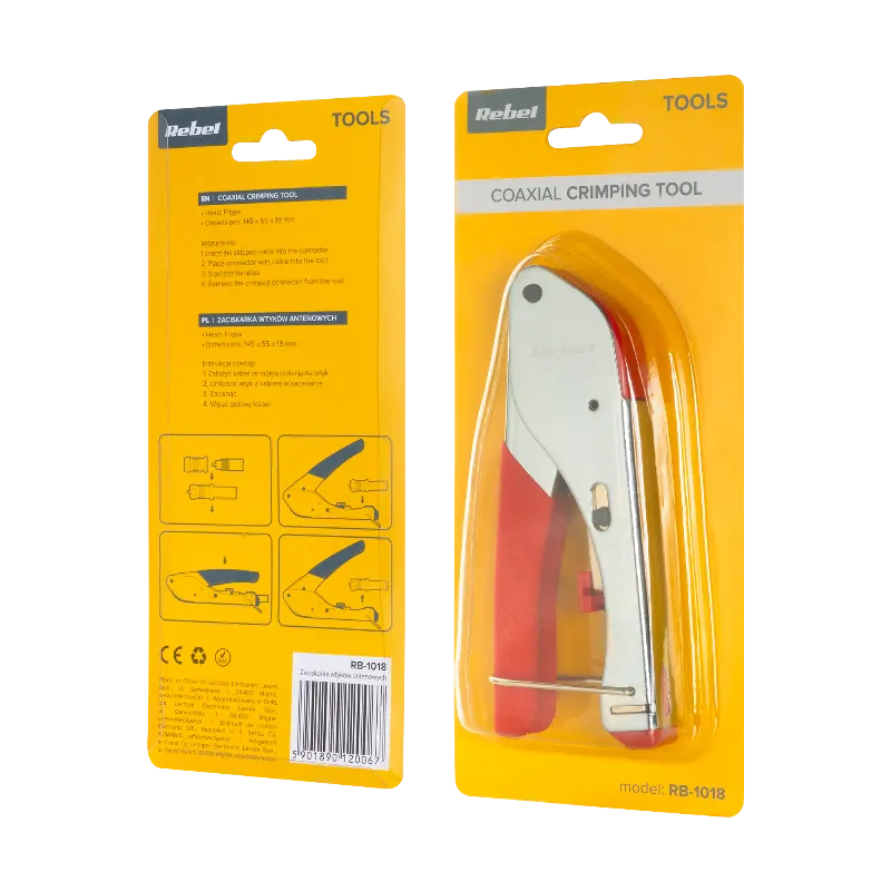 Cleste de sertizare pentru mufe F RG59 RG6 Rebel