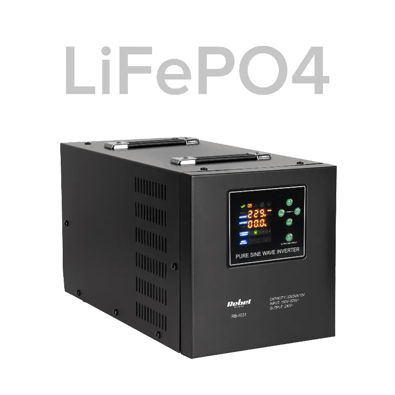 UPS Centrale Sinus Pur 2200VA 1600W 12V Rebel