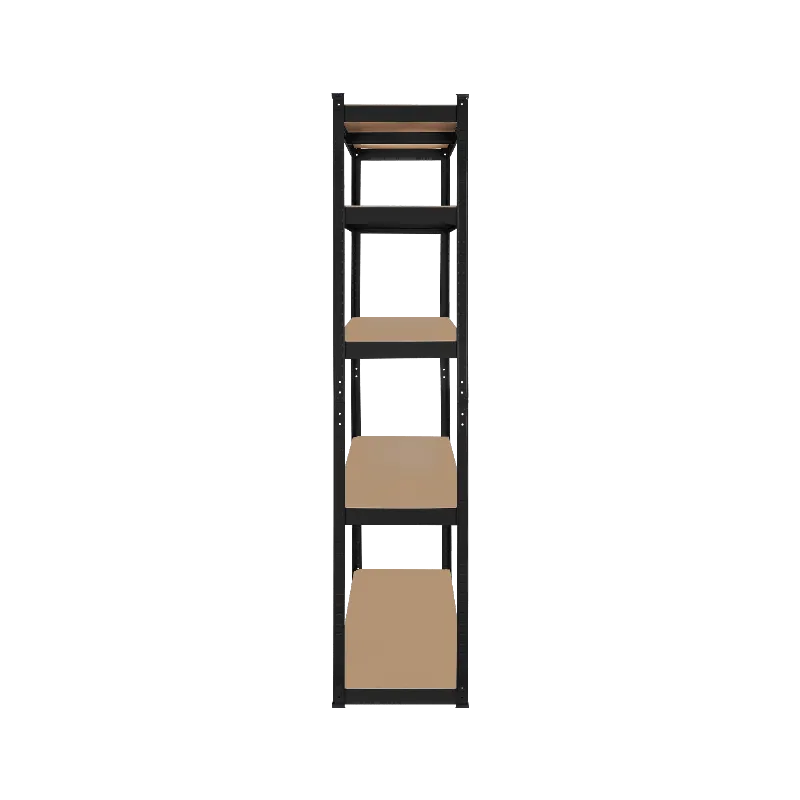 Raft Metalic 5 Polite 750KG MDF 180X90X40 Negru Rebel