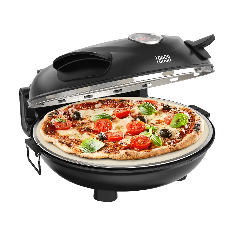 Cuptor electric pentru pizza Teesa Supreme+ TSA3231, 1300 W, piatra de 31 cm